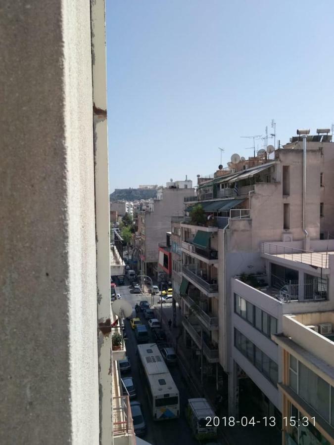 Cozy Apartment With Side View Of Acropolis Athen Eksteriør bilde